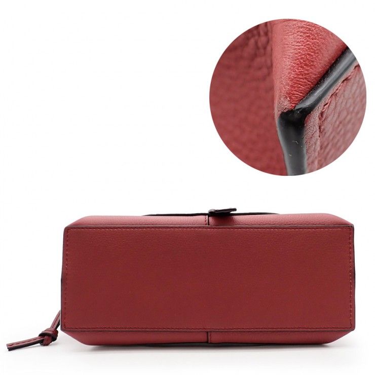 美品 LOEWE ロエベ ゲート トップハンドル ミニ ハンドバッグ 2way
