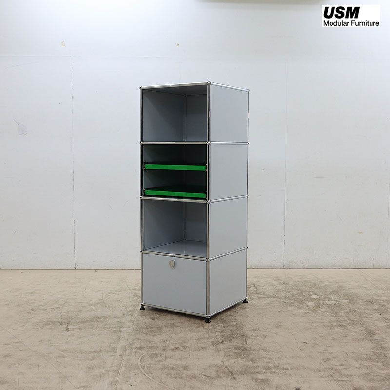 USM Haller System USMハラーシステム 1列4段 キャビネット/シェルフ
