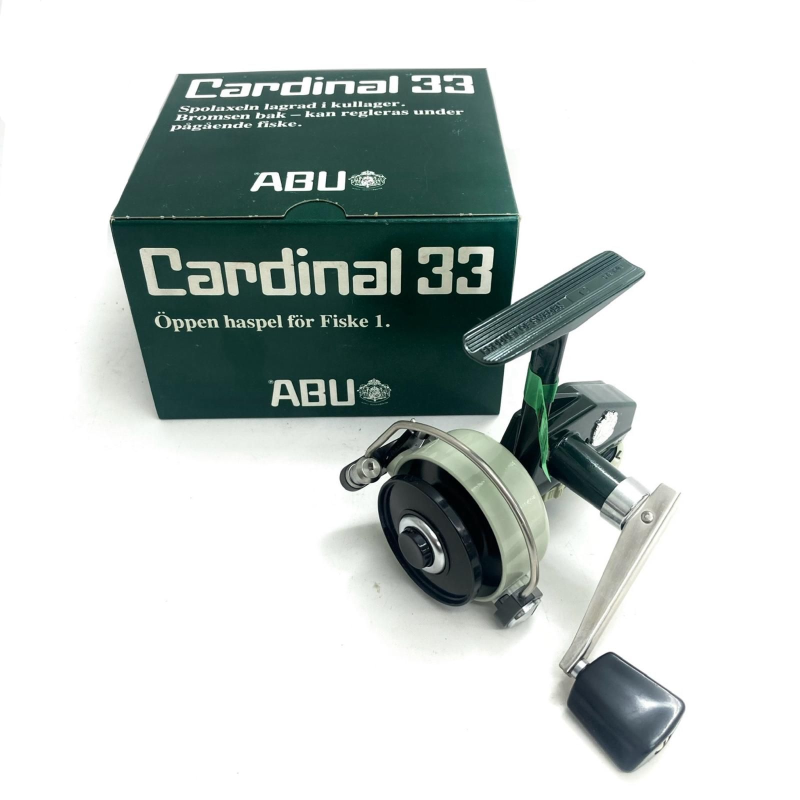 Abu Garcia アブガルシア スピニングリール カーディナル33 復刻版 箱