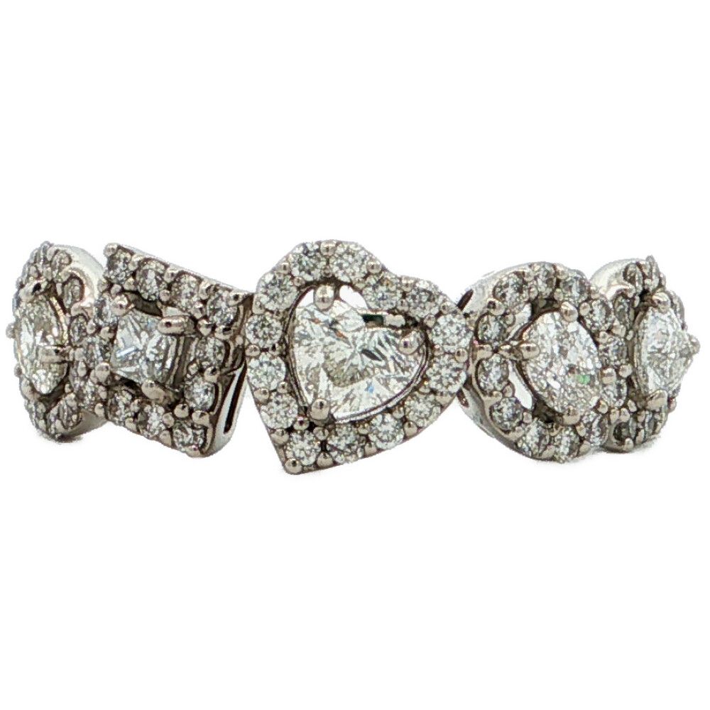 0.43ct 0.32ct ダイヤモンド ダイヤモンドリング 指輪 Pt900-3.9g 12号 #52 プラチナ 【S】【メンズ・レディース】★■619761【中古】