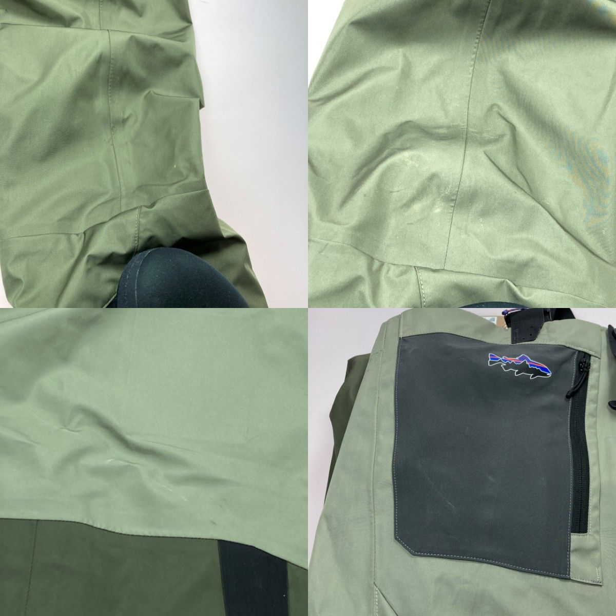 Patagonia パタゴニア スウィフトカレント トラバーズ ジップフロント ウェーダー SSS 82385 リペアキット付き