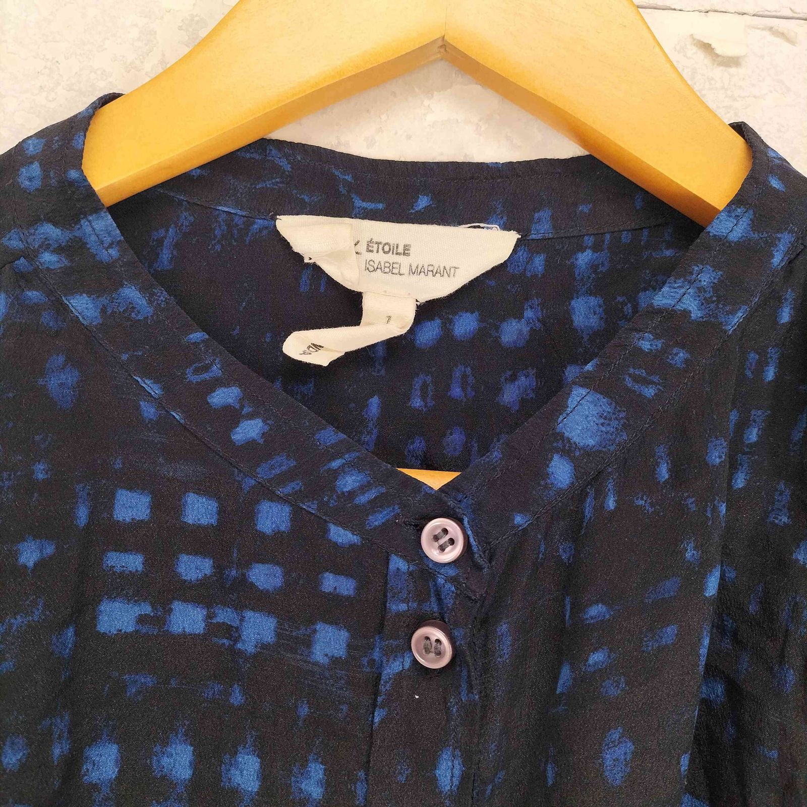 イザベルマランエトワール ISABEL MARANT ETOILE 総柄スタンドカラー