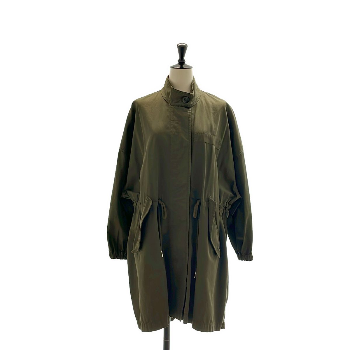MM6 Maison Margiela / エムエムシックスメゾンマルジェラ | 2018SS | ミリタリー ドローストリング モッズコート | 38 | カーキ | レディース