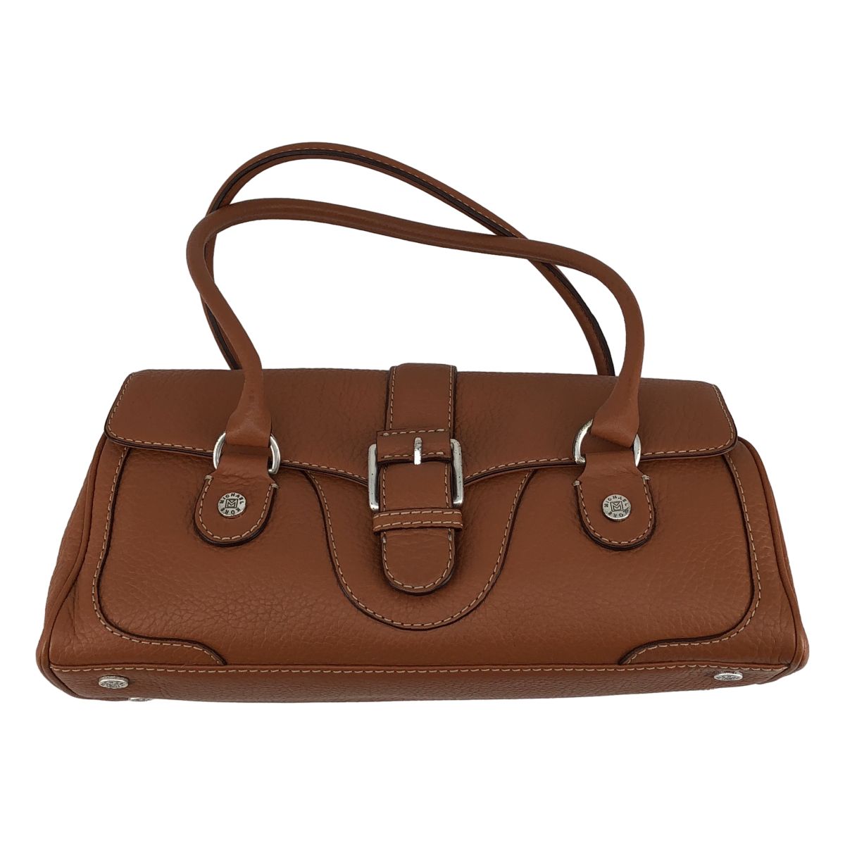 MICHAEL KORS / マイケルコース | レザー ハンドバッグ | ブラウン | レディース