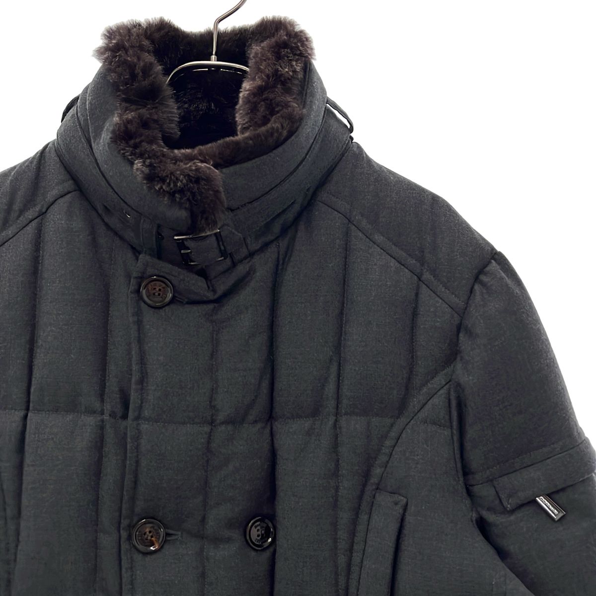 MooRER / ムーレー | ウール カシミヤ ファー ダウンコート | 46
