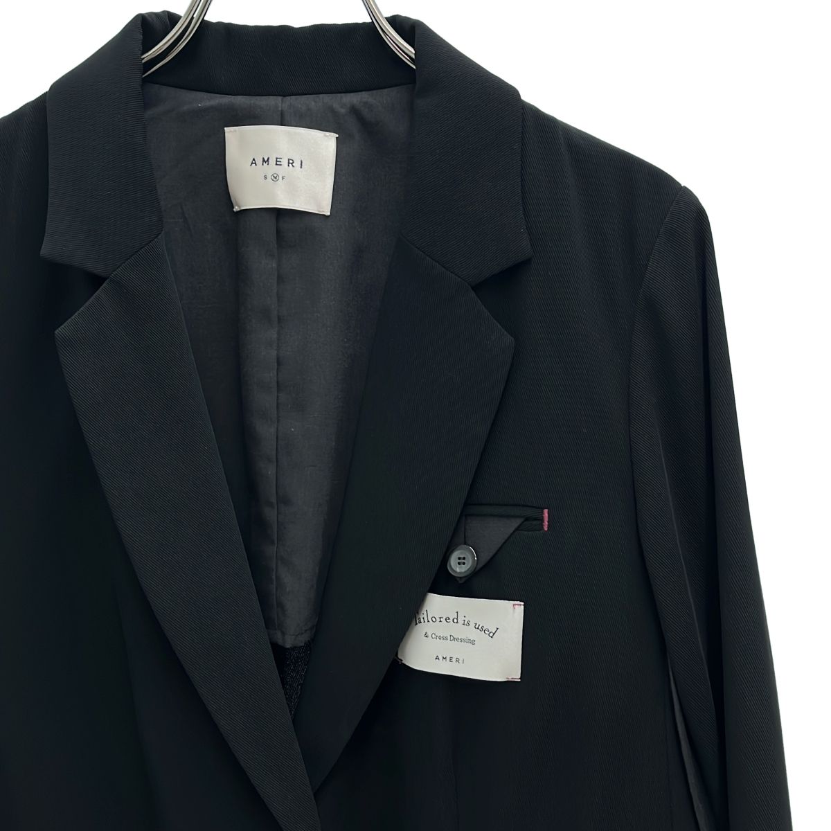 ジャケット・アウター Ameri BACK SIDE JACKET AMERI / アメリ | セットアップ / BACK SIDE JACKET PANTS ジャケット