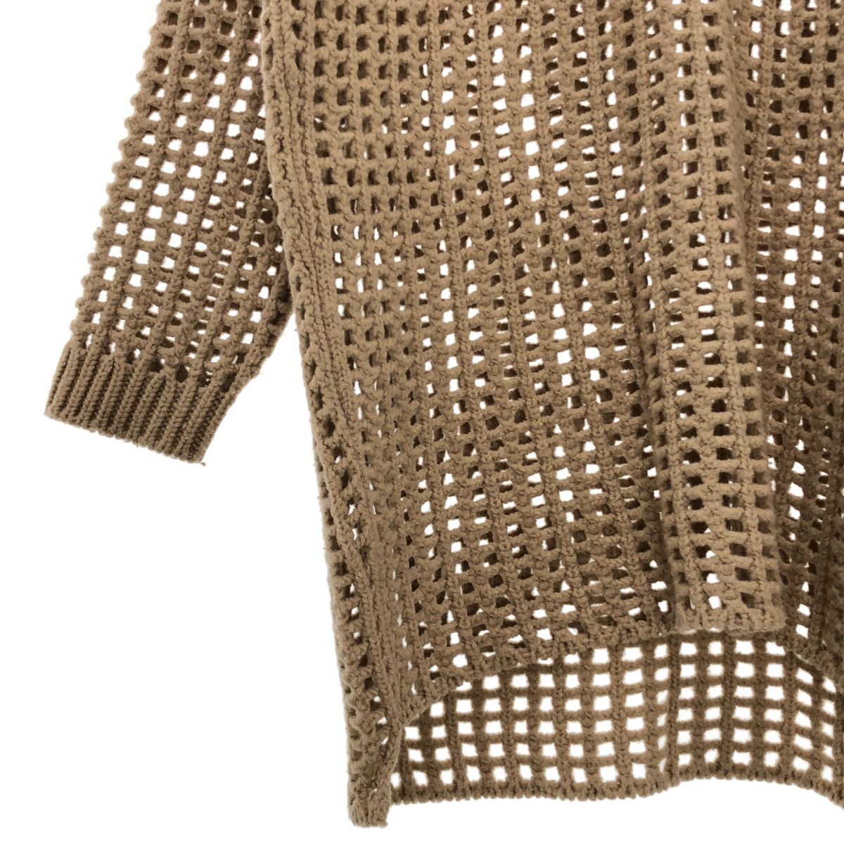 AURALEE / オーラリー | 2022AW | WOOL FELT YARN MESH KNIT MOCK NECK