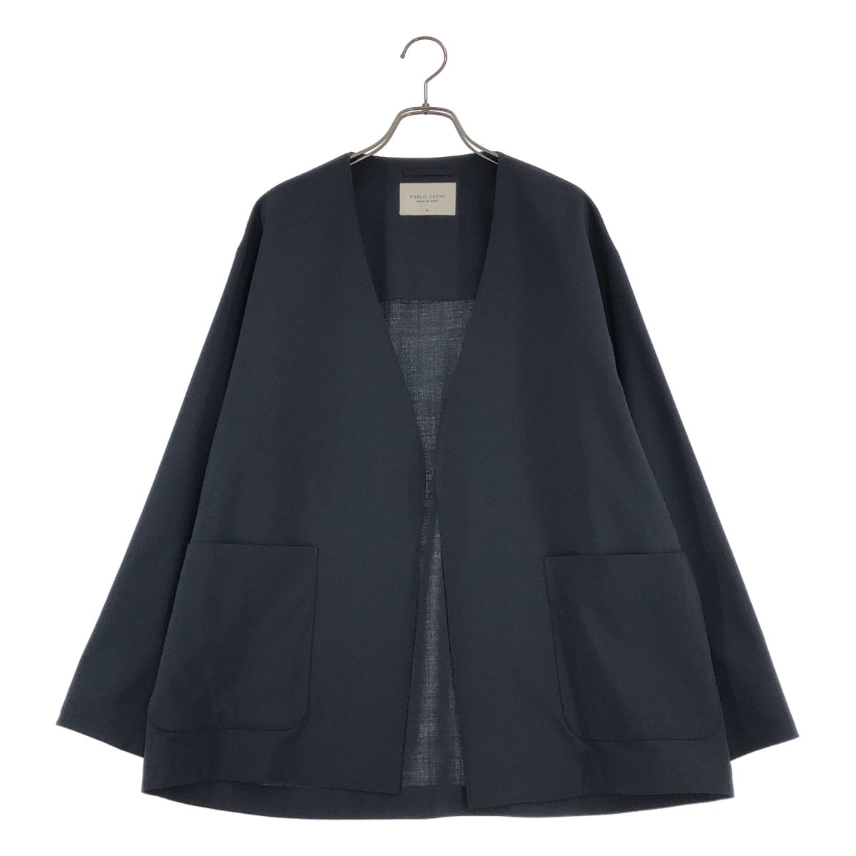 PUBLIC TOKYO セットアップ出品 サマーウールカーデジャケット PUBLIC TOKYO / パブリックトウキョウ | サマーウールカーデジャケット