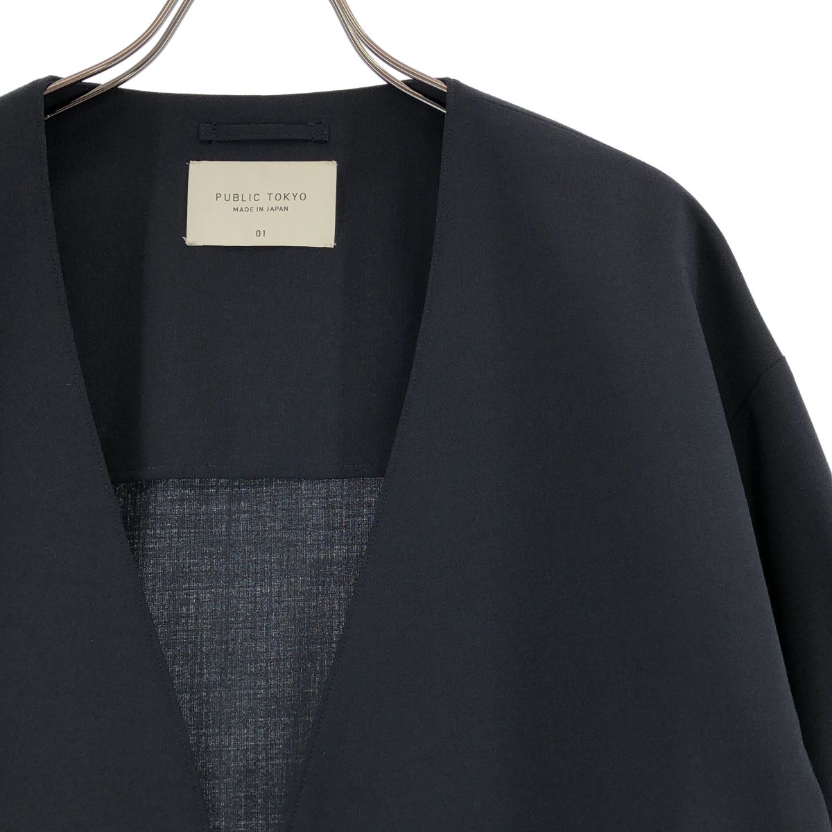 PUBLIC TOKYO セットアップ出品 サマーウールカーデジャケット PUBLIC TOKYO / パブリックトウキョウ | サマーウールカーデジャケット