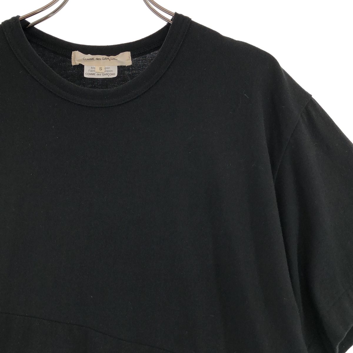 COMME des GARCONS 変形 Tシャツ ブラック M 【公式通販】