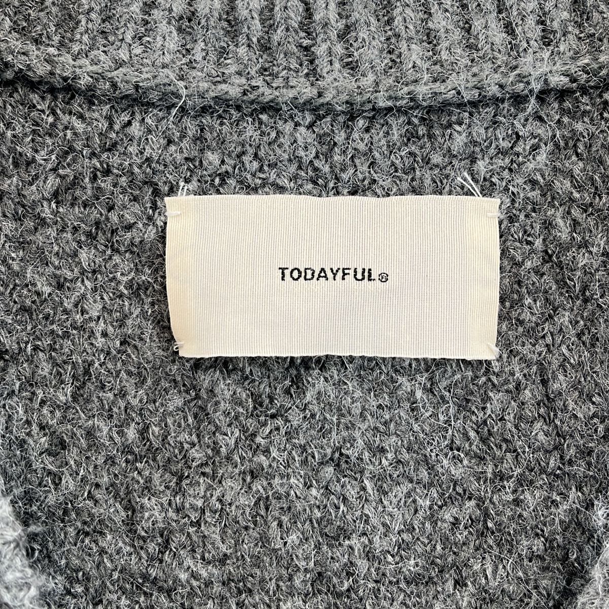 TODAYFUL / トゥデイフル | Brashed Vneck Cardigan カーディガン | F