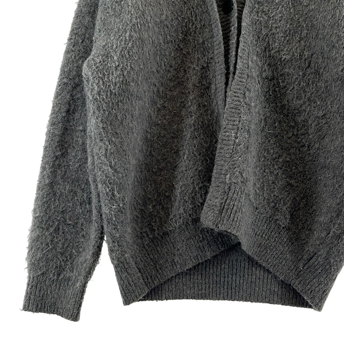 todayful/Brashed Vneck Cardigan グレー TODAYFUL / トゥデイフル | Brashed Vneck Cardigan カーディガン | F