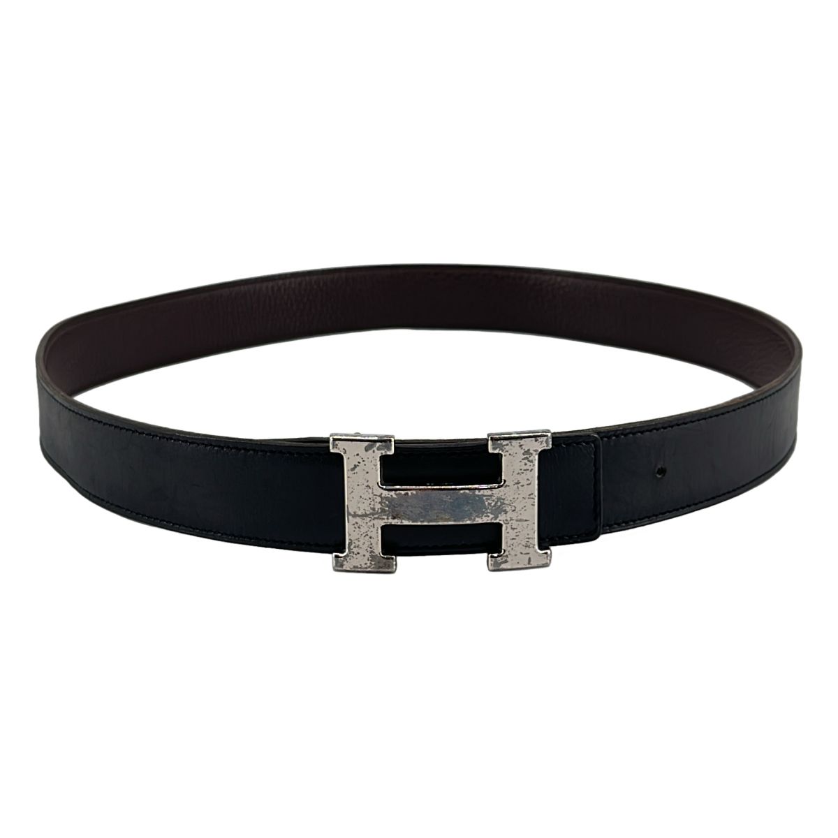 HERMES / エルメス | コンスタンス Hロゴバックル レザー ベルト