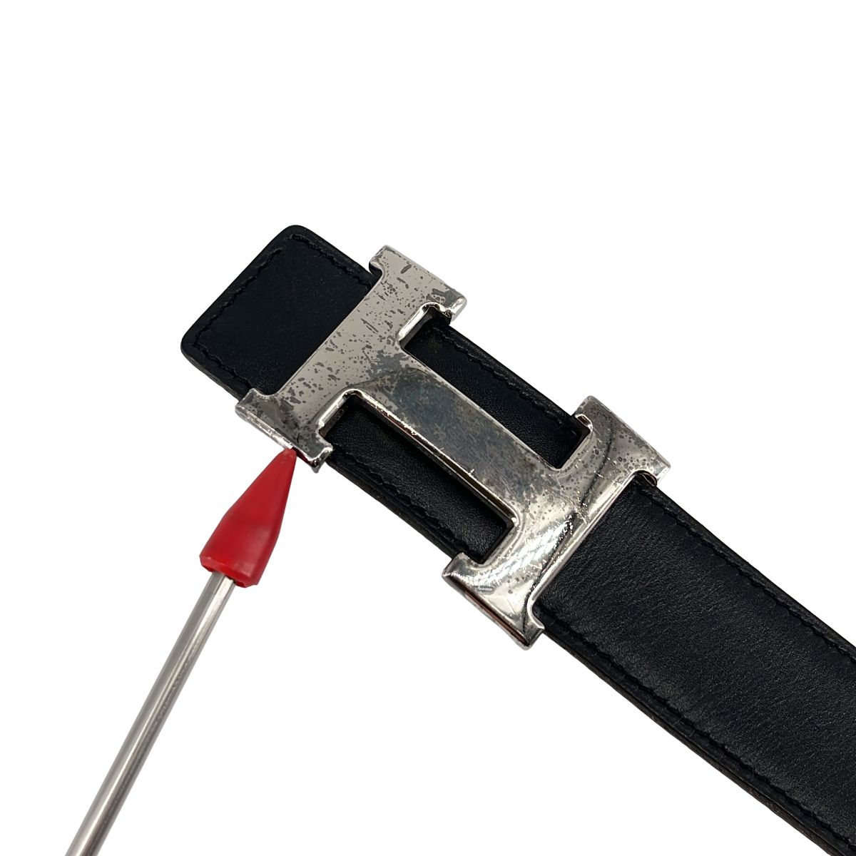 HERMES / エルメス | コンスタンス Hロゴバックル レザー ベルト