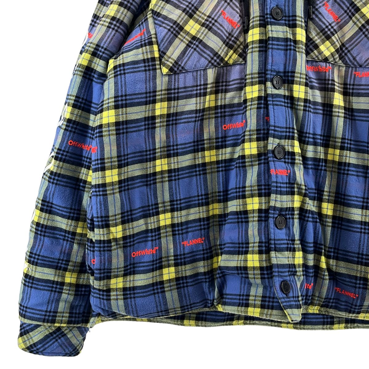 Off-White / オフホワイト | Plaid Jacket 裏地キルティング チェック