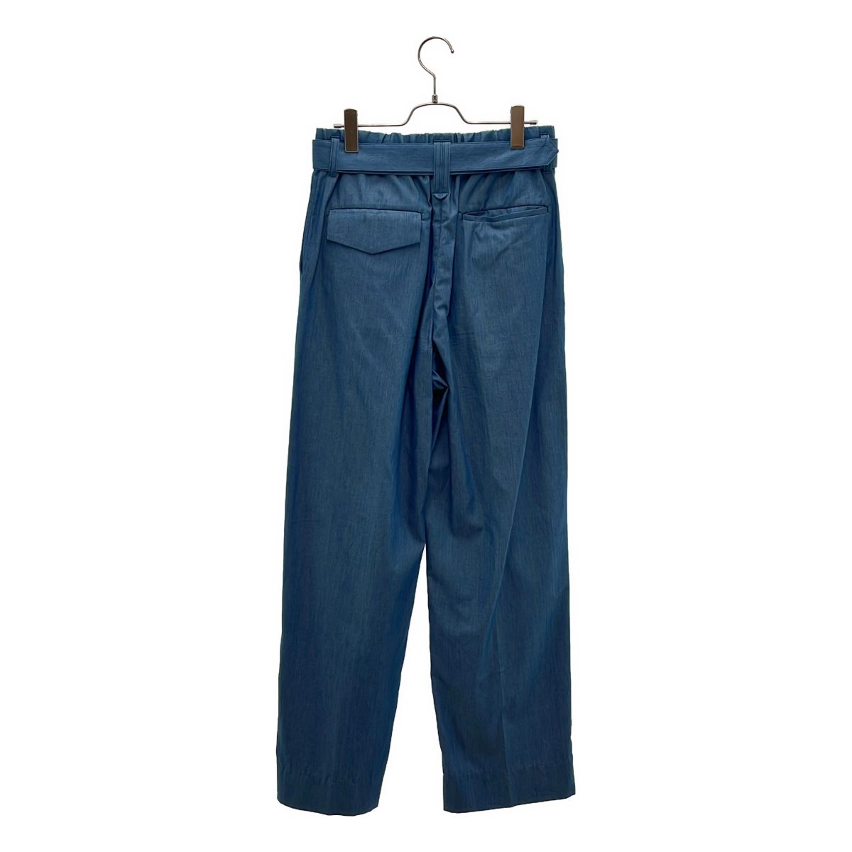 CULLNI / クルニ | Light Denim Pin Tuck Wide Pants with Long Belt パンツ | 2 | ライトブルー | メンズ CULLNI / クルニ | Light Denim Pin Tuck Wide Pants with Long Belt