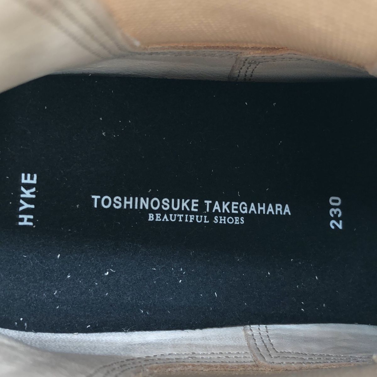 新品】 HYKE / ハイク | × BEAUTIFUL SHOES / SIDE GORE BOOTS
