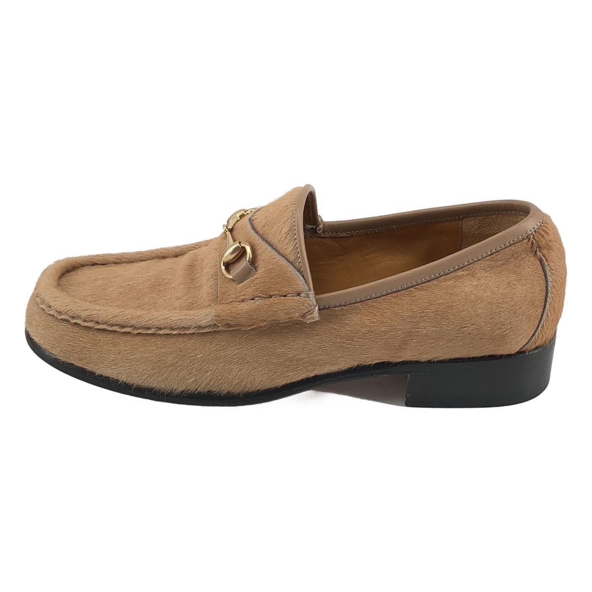美品】 GUCCI / グッチ | ハラコ ホースビット ローファー | 35 1/2