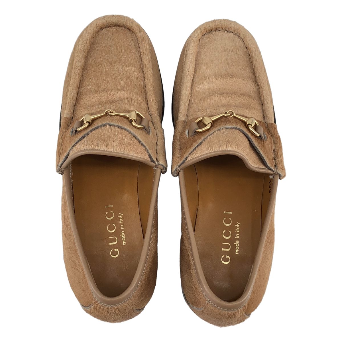 美品】 GUCCI / グッチ | ハラコ ホースビット ローファー | 35 1/2