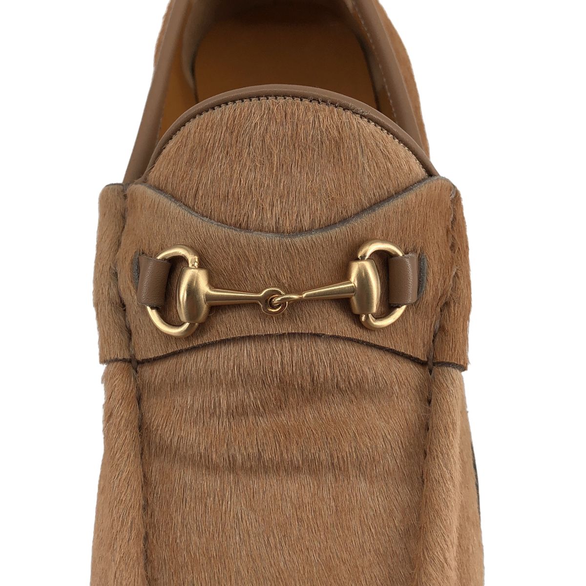 美品】 GUCCI / グッチ | ハラコ ホースビット ローファー | 35 1/2