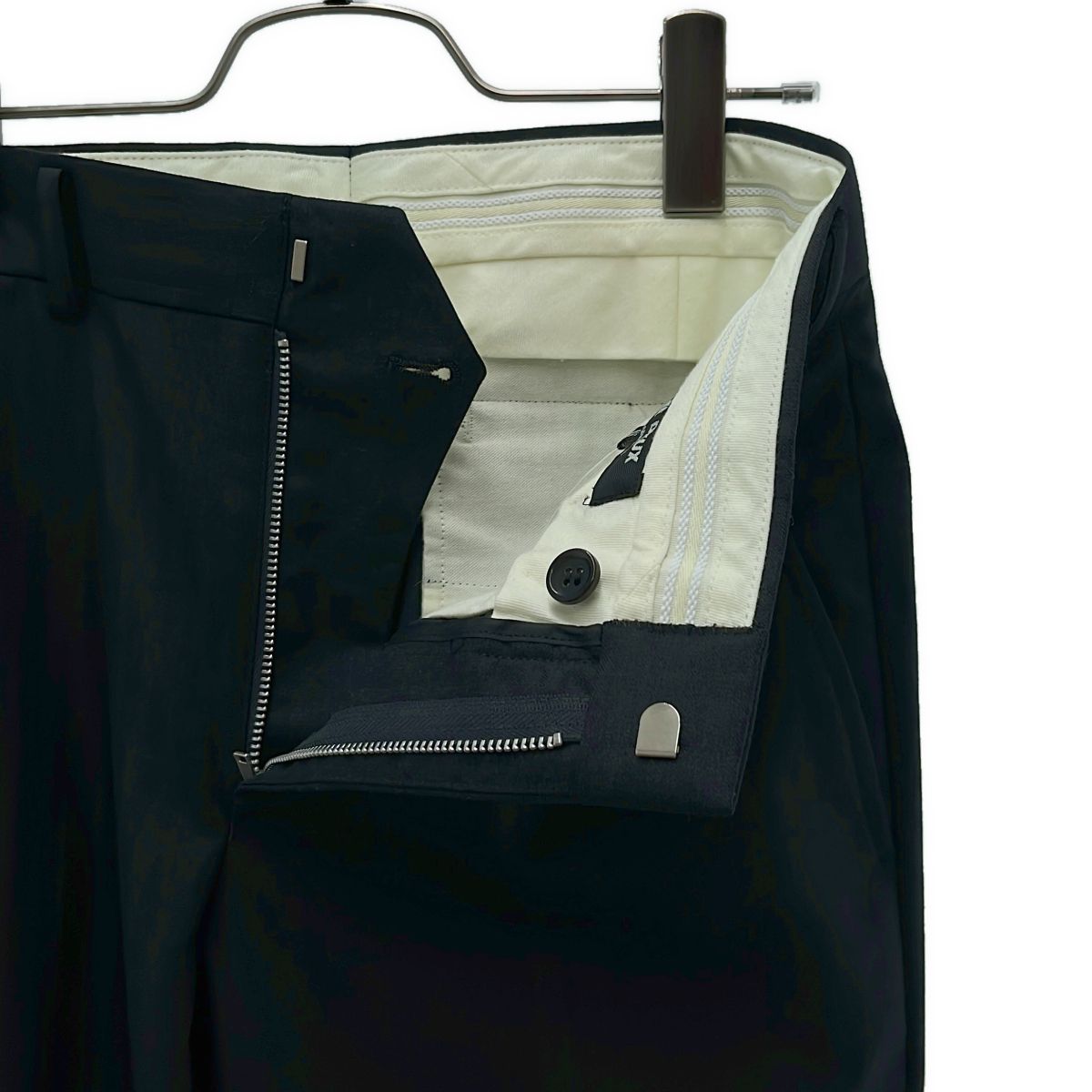 【美品】  COMME des GARCONS HOMME DEUX / コムデギャルソンオムドゥ | 2025AW | ストライプ スラックス パンツ | XS | チャコールブラック | メンズ 美品】 COMME des GARCONS HOMME DEUX / コムデギャルソンオムドゥ