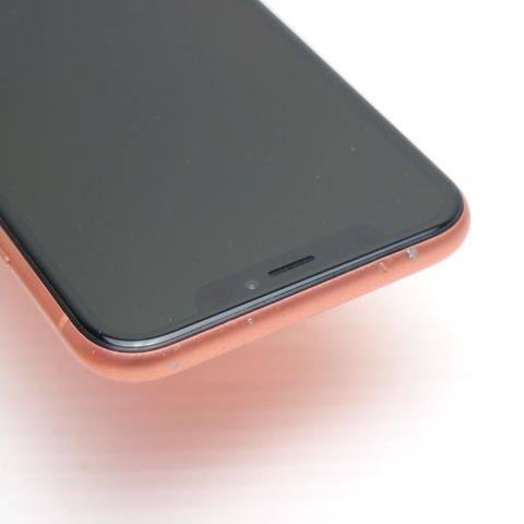 超美品 SIMフリー iPhoneXR 64GB コーラル ピンク スマホ 白ロム 即日