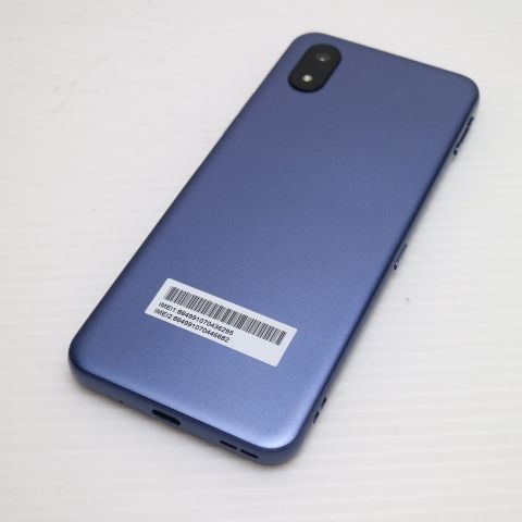 新品同様 SIMフリー かんたんスマホ A402ZT ネイビー スマホ ZTE 即日