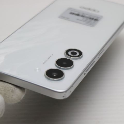 超美品 SIMフリー OPPO A5 5G 128GB ホワイト スマホ OPPO 即日発送
