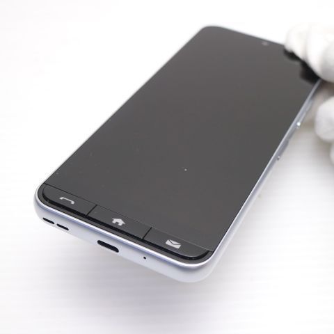 新品同様 SIMフリー かんたんスマホ A402ZT シルバー スマホ ZTE 即日