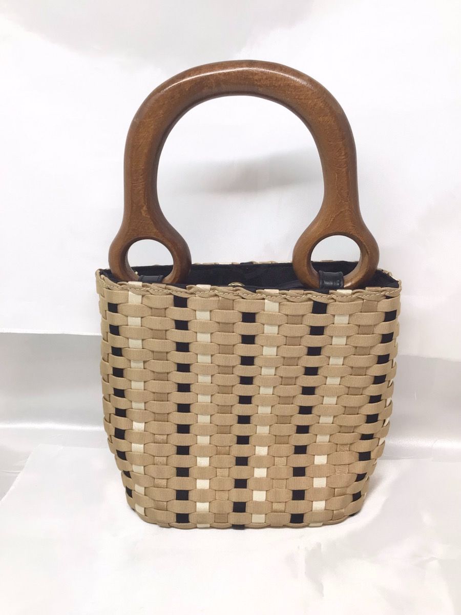Ferragamo サルヴァトーレ フェラガモ 編み込み 2WAY ショルダーバッグ M-2084