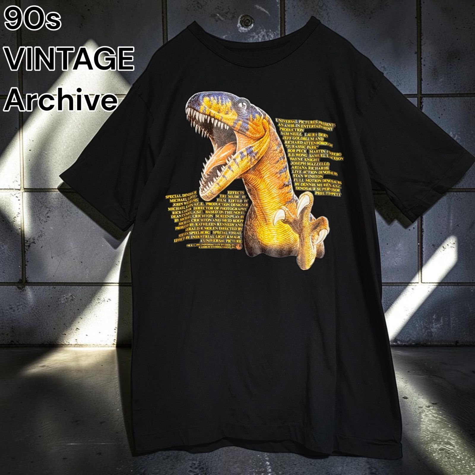 古着 JURASSIC PARK ジュラシックパーク 映画 ムービーTシャツ レディースS相当 eaa641940 古着 PARK JURASSIC