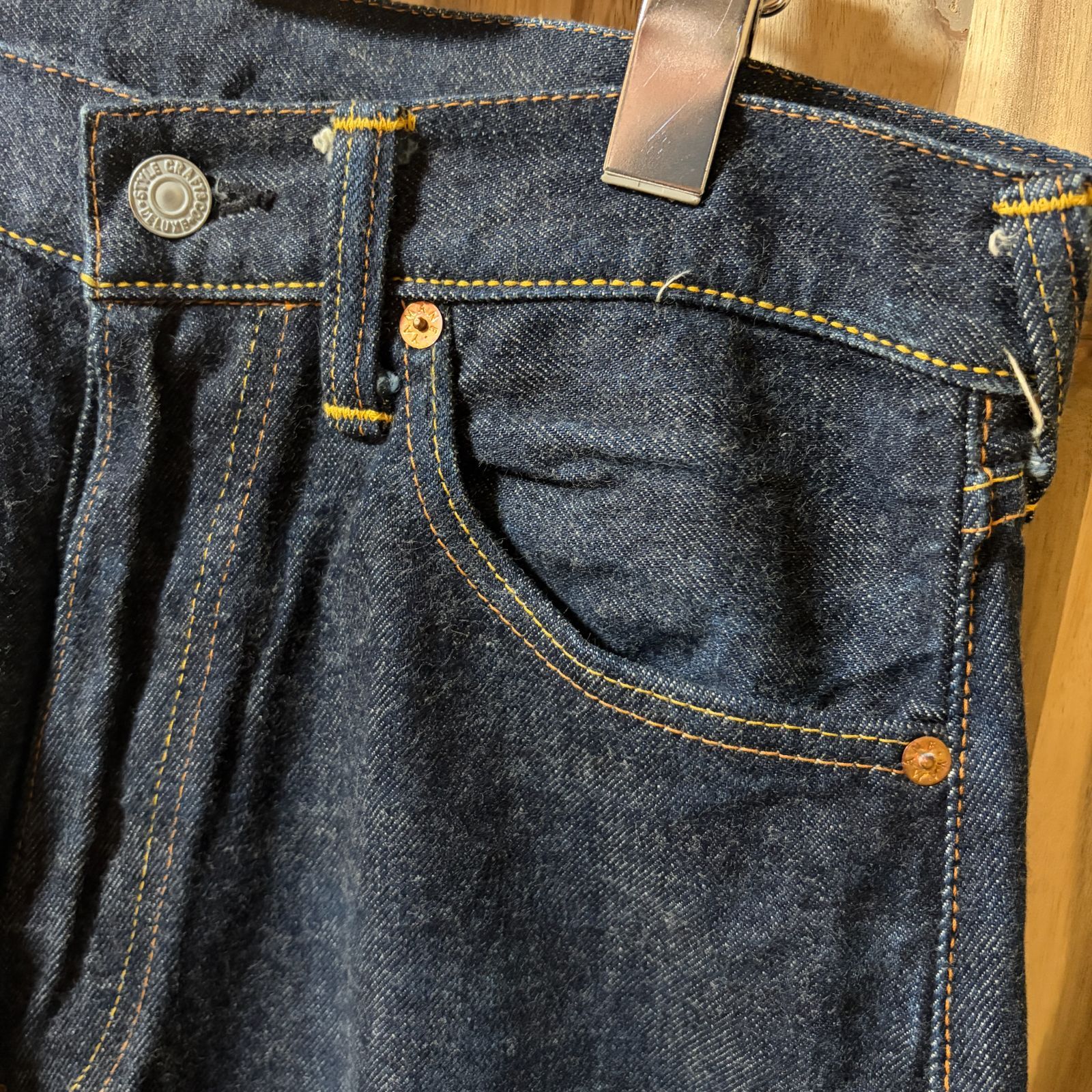 極美品】EVISU エヴィス Lot2001 No.2 黒カモメ 濃紺 W30 - メルカリ