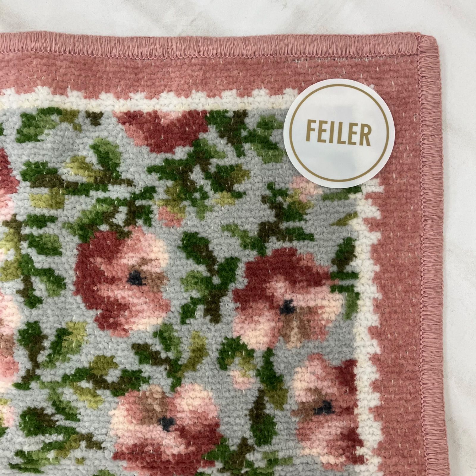 FEILER フェイラー ロージーツイード プティクロス ひざ掛け 3693 FEILER フェイラー ハンカチ タオル シール付き ロージーツイード