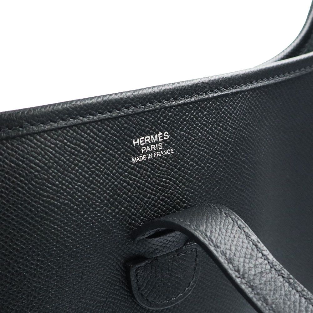 エルメス エブリン エヴリン 3 トロワ PM 29 ヴォーエプソン Noir 