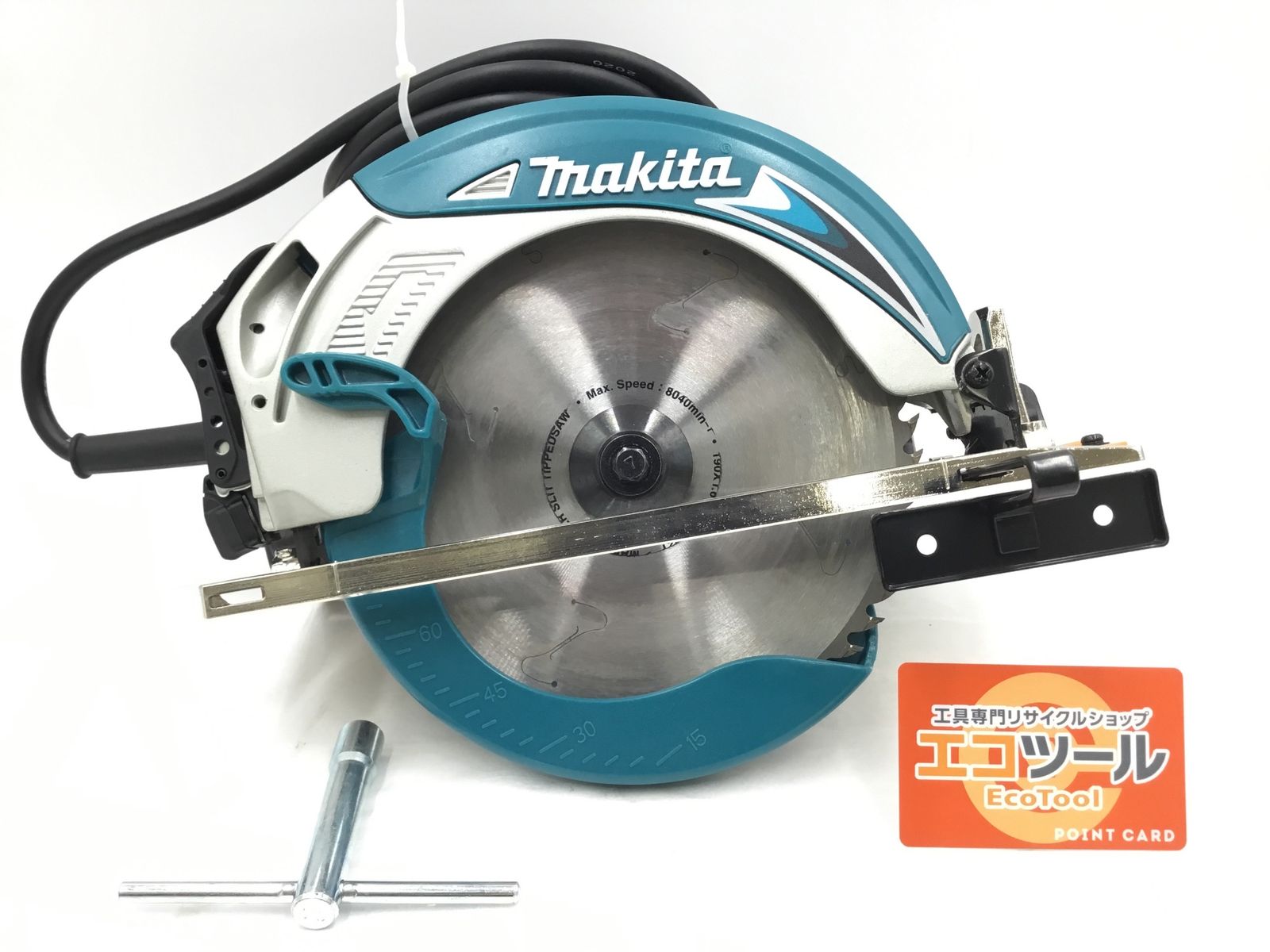 【中古品】Makita/マキタ 5837BA ☆ 190mm電気マルノコ アルミベース [IT_Z2JVG][半田][M04]