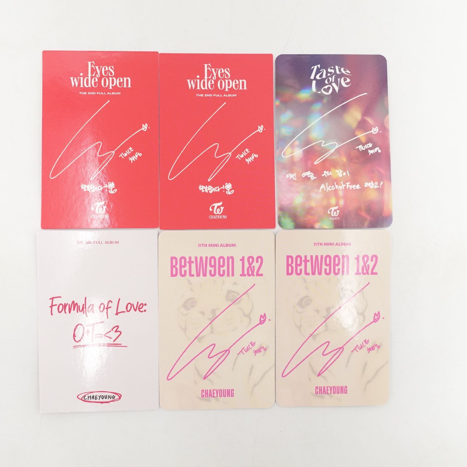 TWICE チェヨン BETWEEN 1&2 formula of love Eyes wide open Taste of