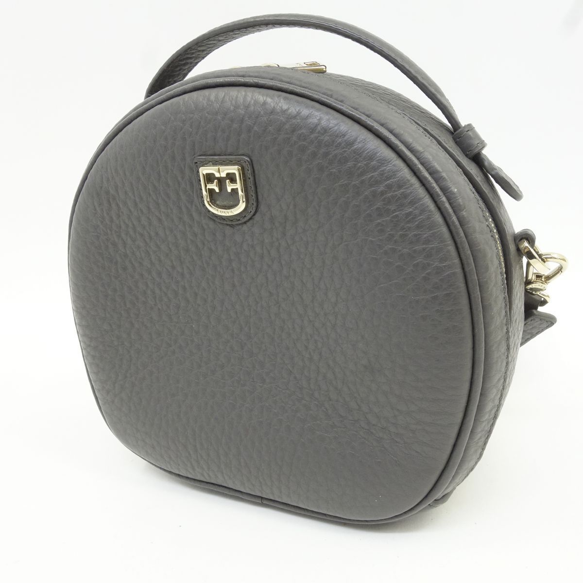 フルラ ラウンド ショルダーバッグ グレー FURLA フルラ ショルダー 