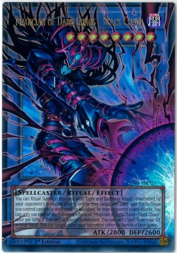 遊戯王/英語版/EU版/黒き混沌の魔術師ブラック・カオス/Magician of