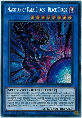 遊戯王/英語版/北米版/黒き混沌の魔術師ブラック・カオス/Magician of