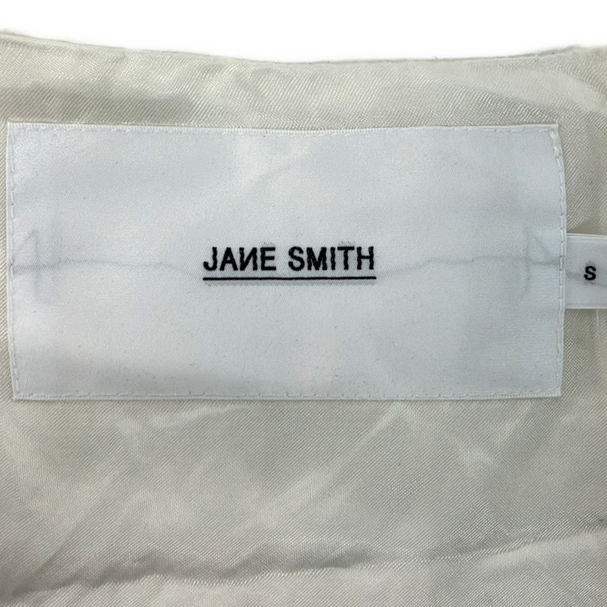 JANE SMITH(ジェーンスミス) ブルゾン サイズS レディース - 白 長袖