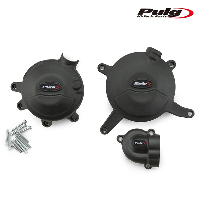 Puig 22422N ENGINE COVER TRACK [BLACK] YAMAHA MT-07/Y-AMT(25-26) TRACER 7/GT(25-26) プーチ エンジンケ－スカバ－ 28,453円