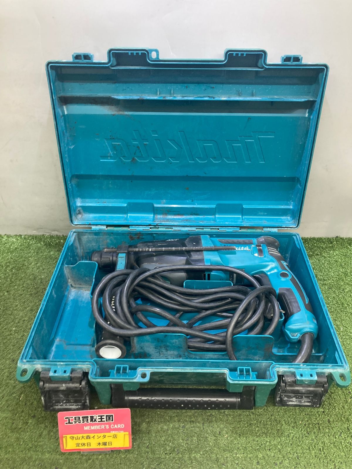 【中古品】【0921】★makita(マキタ) 26㎜ハンマドリル HR2601F　ITLSRWJFJJDI