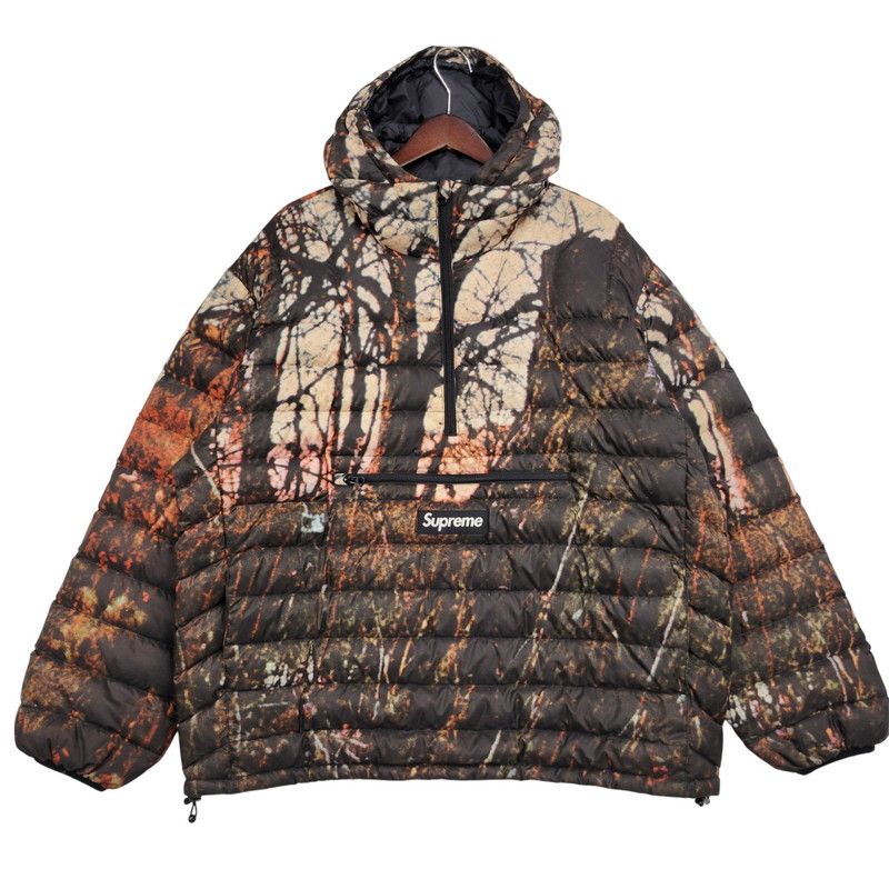 SUPREMEハーフジッププルオーバーマイクロダウンジャケット 中古品