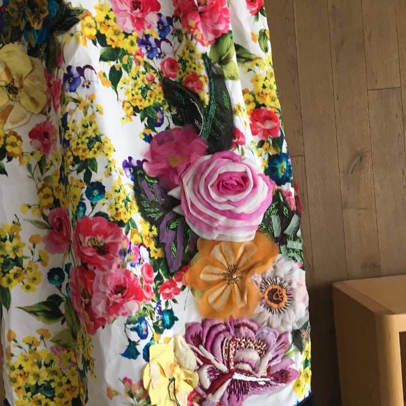 美品 DOLCE & GABBANA ドルチェ＆ガッバーナ フラワー ワンピース42