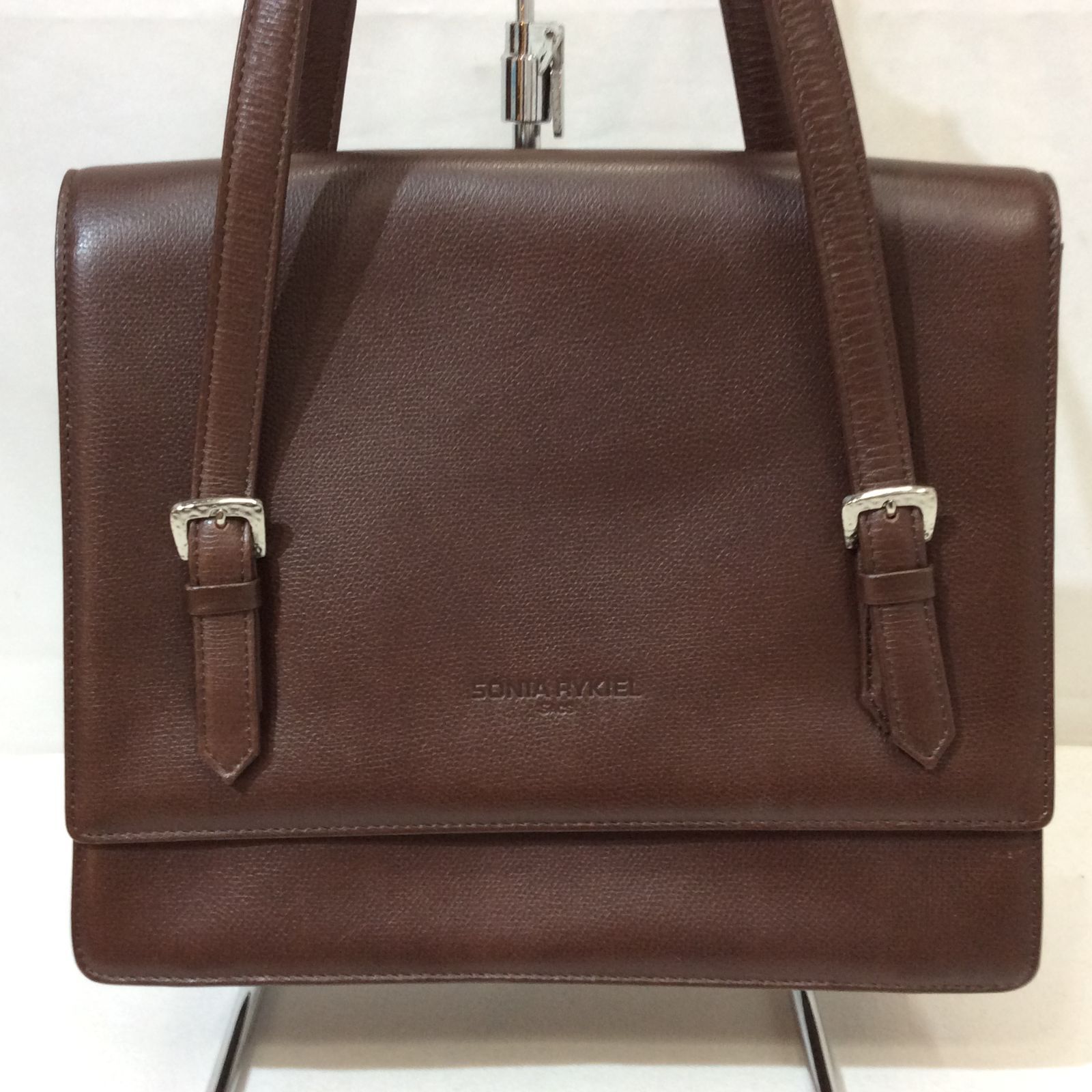 SONIA RYKIEL ソニア リキエル ハンドバッグ ダークブラウン - メルカリ