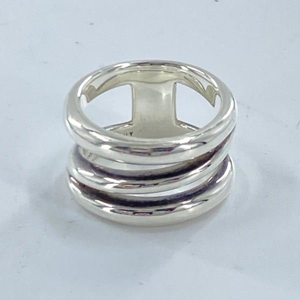 中古】Tiffany オープンダイアグナルリング シルバー ティファニー 925
