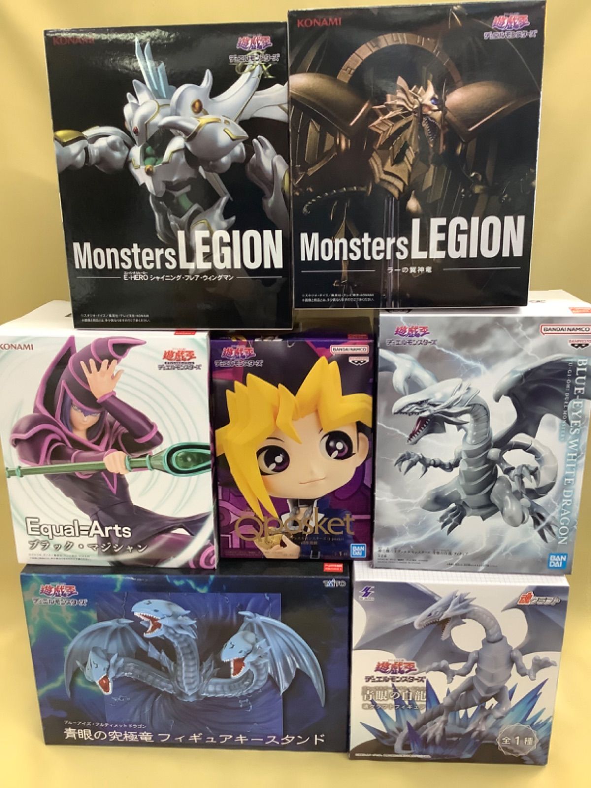 遊戯王デュエルモンスターズ」 フィギュア 7個セット - メルカリ