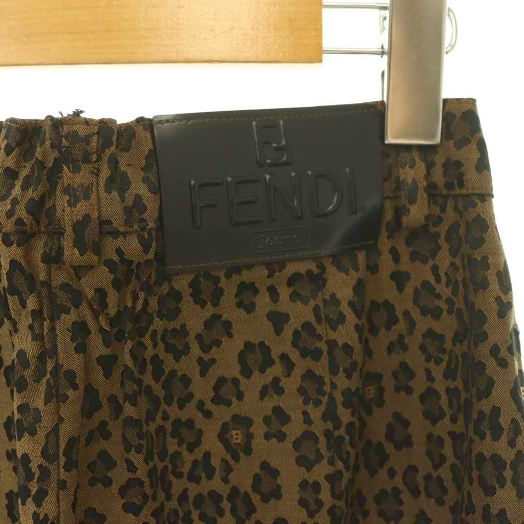 フェンディ FENDI ヴィンテージ スラックスパンツ ストレート ジップ