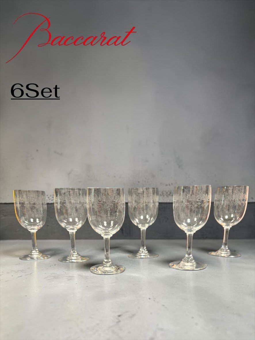 ★ Baccarat バカラ Sevigne セヴィーヌ ワイングラス 6客セット バカラ フランス製 箱付き