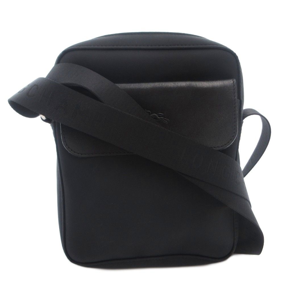 LONGCHAMP 黒 ナイロン ショルダーバッグ　オリジナルM ロンシャン LONGCHAMP ショルダーバッグ 斜め掛け クロスボディ
